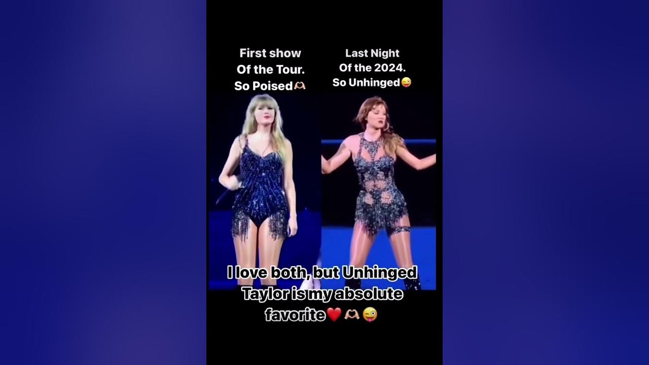 First vs last night of the eras tour Taylor The change is INSANE