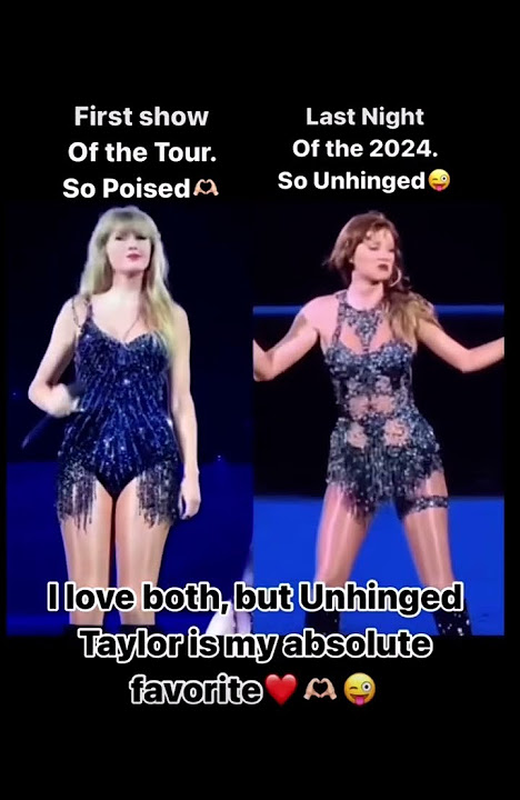 First vs last night of the eras tour Taylor The change is INSANE