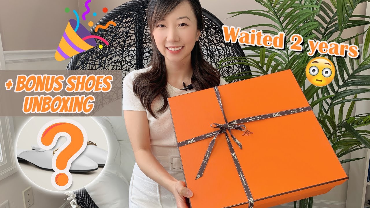 🍊 UNBOXING Mini Lindy from Hermes boutique! 😱 (and you won't BELIEVE the  colour!) 
