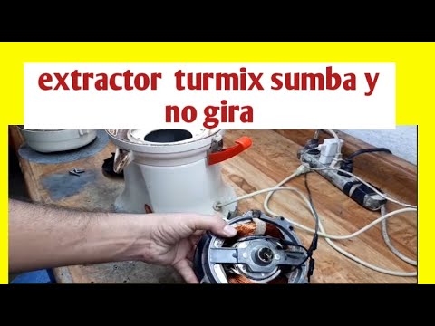 Extractor turmix sumba y no gira - YouTube