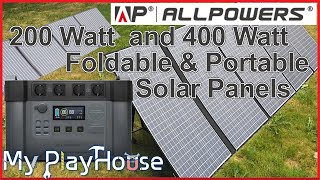 ALLPOWERS 400W &amp; 200W Foldable &amp; Portable Solar Panel - 1302
