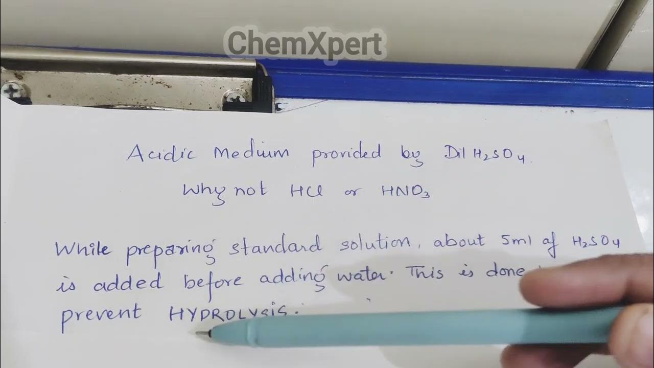 Viva Questions Titration Volumetric Analysis Mohrs Salt titration