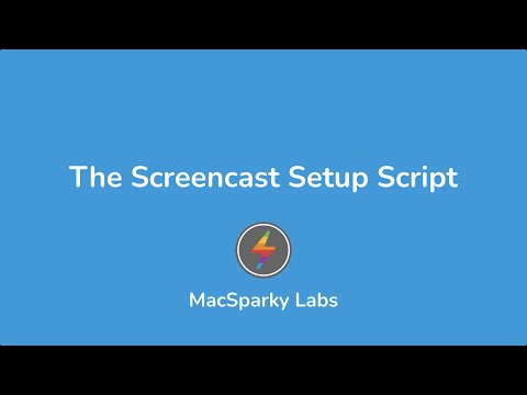 Screencasting Keyboard Maestro Script