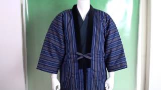 綿入れ半天 通販 あったか男性用半纏 日本製 丹前 209