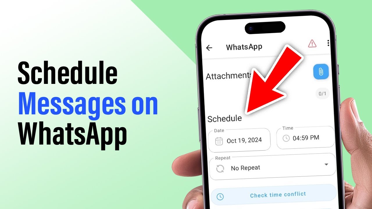 How to Schedule Messages on WhatsApp - YouTube