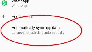 Automatically Sync App Data Ka Matlab Kya Hota Hai