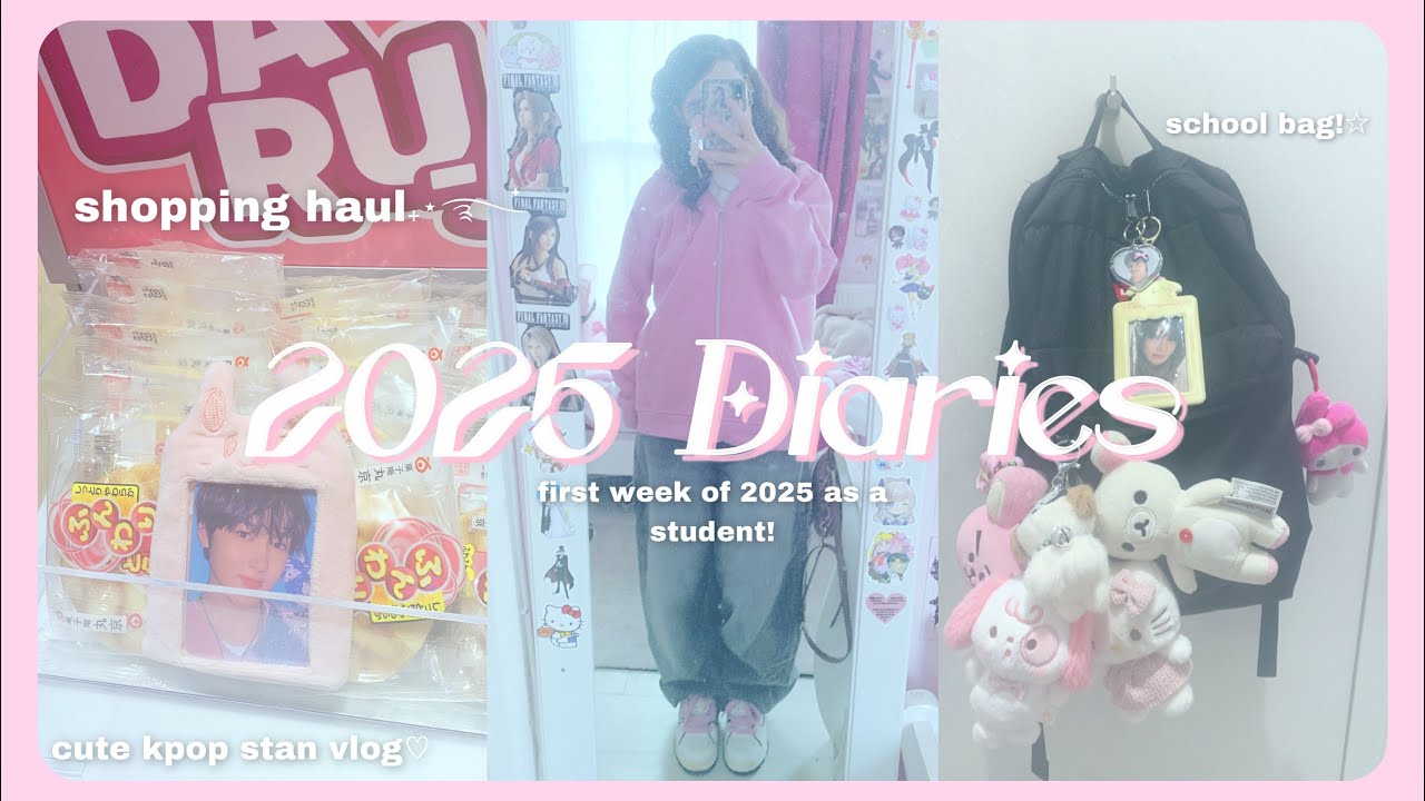 🪽first week back of 2025! ᯓᡣ𐭩 daily routine, shopping at kenji, new glasses & ita bag!🤭🎀