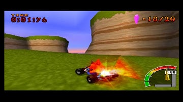 Crash Team Racing - Skull Rock ( Part 14 CTR )