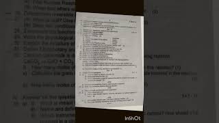 10th common half yearly question paper 2025 #science #education #studymotivation #neet #tiruvallur #