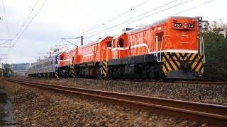 【4K】2018/01/26-富岡廠迴8263次(迴電車組),竹北南通過.