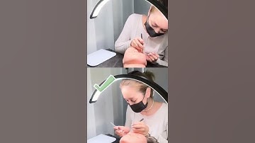 Correct sitting posture and gestures for grafting eyelashes | Lash Artist Posture #lashextentions