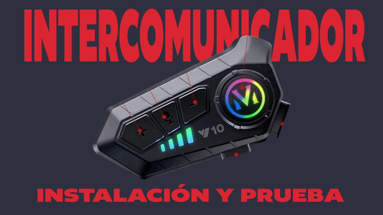 INSTALACIÓN DE INTERCOMUNICADOR PARA CASCO