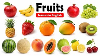 Fruits Names in English for Kids 🍎🍌 | Learn  Fruit Names | Kids Learning Video