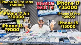 Biggest iPhone Sale Ever 🔥 I Cheapest iPhone Market | Second Hand Mobile | iPhone16 Pro iPhone 17