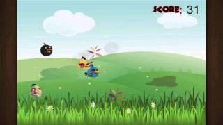 Angry Zombie Birds - iPhone Gameplay Preview screenshot 2
