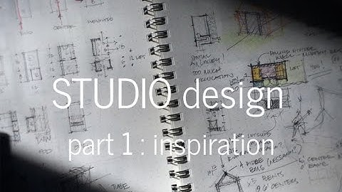 Designing a Small Studio - Part 1, The Concept & Inspiration