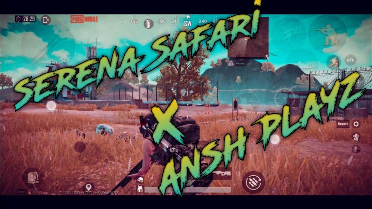 Serena Safari song montage || Pubg mobile lite