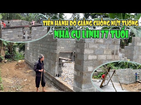 Video #479 Tiến HÀNH ĐỔ GIẰNG CHỐNG NỨT TƯỜNG nhà cụ Lình 77... - youtube