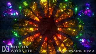 Sacred Glass Floral Wedge HD Loop by Motion Worship
Download at https://www.MotionWorship.com - This background features vibrant colors in a circular abstract stained glass window design with animating shining textures slowly animating. Sacred Glass Floral Wedge HD Loop by Motion Worship