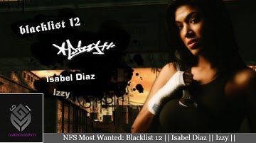 NFSMW: Blacklist 12 || Isabel Diaz || Izzy || Pink Slip: Mazada RX-8