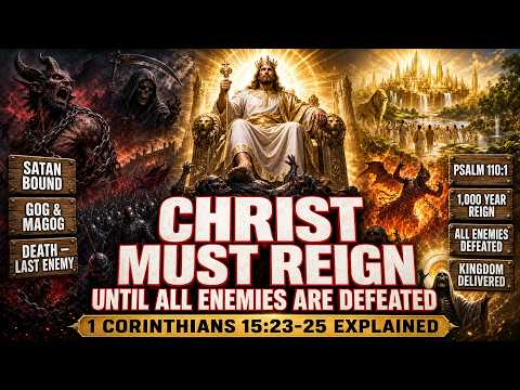 Why Christ Must Reign Until All Enemies Are Under His Feet