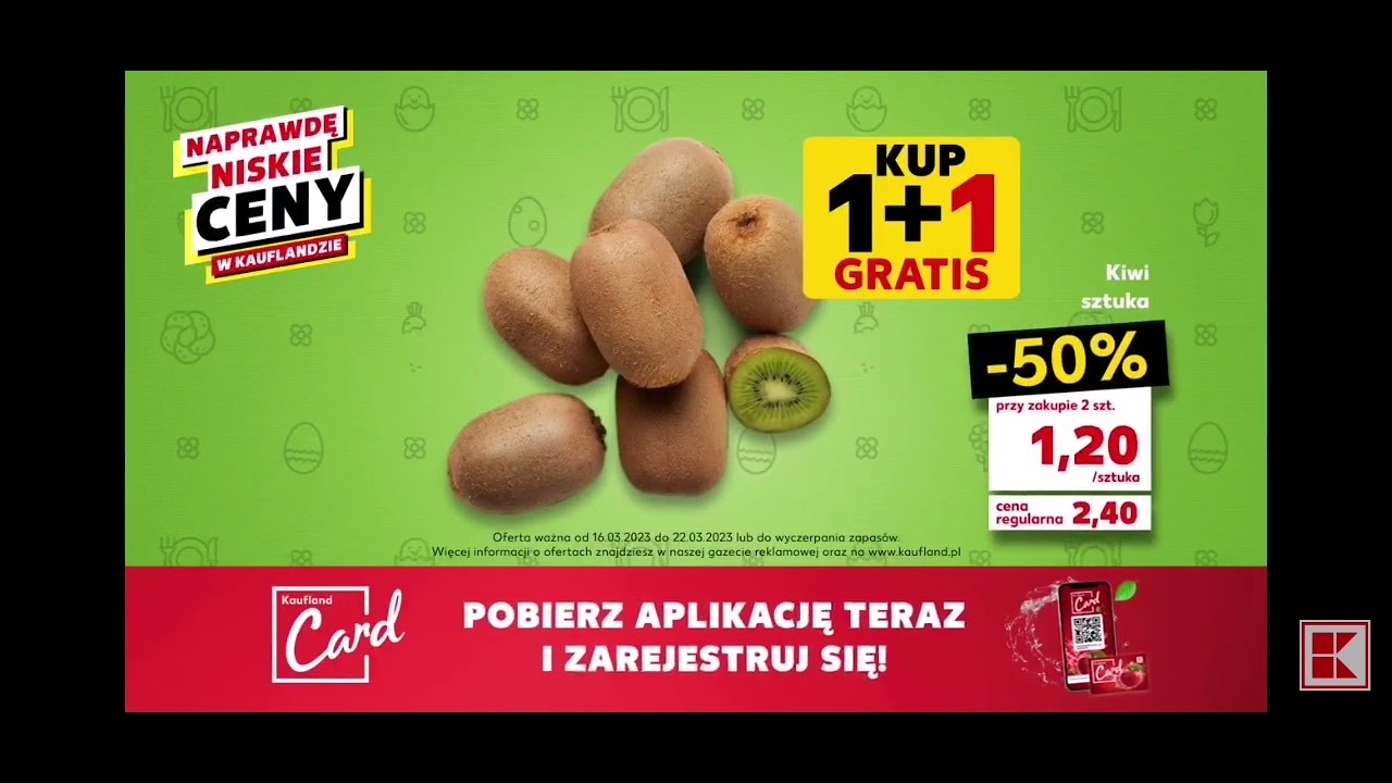 Reklama Kaufland 18.3.2023 15s YouTube