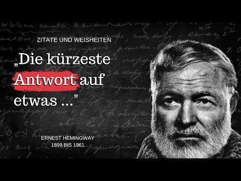 Ernest Hemingway: Diese