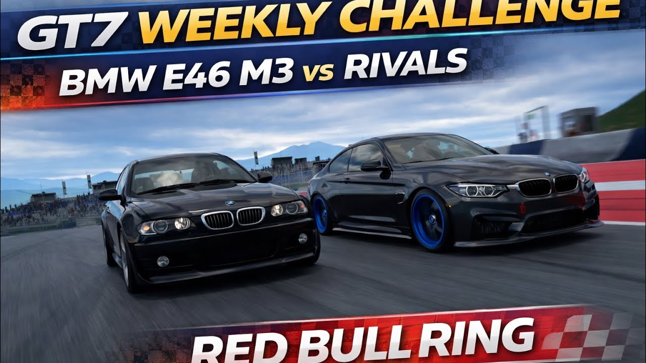 GT7 Weekly Challenge | BMW E46 M3 vs Rivals at Red Bull Ring - YouTube
