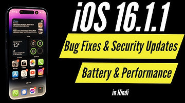 iOS 16.1.1 I Bug Fixes & Security Updates in Hindi I TechnoaddictsIndia