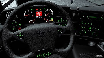ETS2 Mods v1.53 | RJL Scania Realistic Dashboard Computer | ETS2 Mods