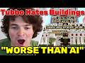 Tubbo HATES The Tour of NEW Buildings in Spawn, built by Schematic Cannon on QSMP 2 ft. Ashswag