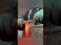 Turning Red Hot Steel Into Art 🔥 #shorts#forging#satisfying#handmade