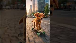 This AI Puppy is the Ultimate Skater! 🛹🐶 | AI PUPPY