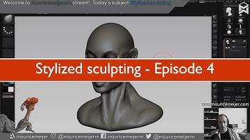 Zbrush Speedsculpt - Episode 4: Stylized character sculpting