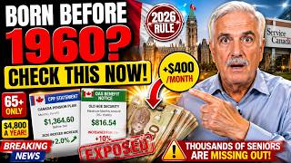 BORN BEFORE 1960? Service Canada WON’T Tell You This! ($400/Month CPP & OAS Update)