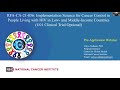 Pre-Application Webinar for Implementation Science for Cancer Control in PLWH in LMICs