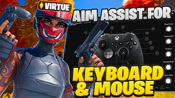 NEW Method: Fortnite Aim Assist on KEYBOARD & Mouse Tutorial