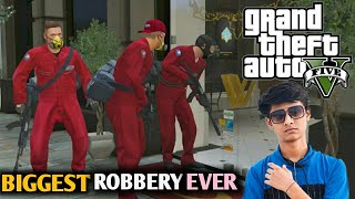 ROBBING IN CITY'S BIGGEST JWELLERY SHOP | GTA V GAMEPLAY #7