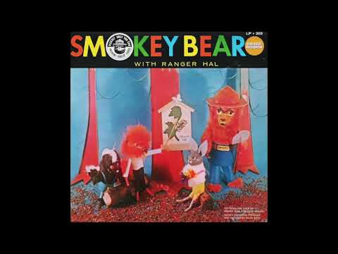 Smokey Bear — SMOKEY BEAR Golden LP with Official Voice Jackson Weaver & Cast 1967