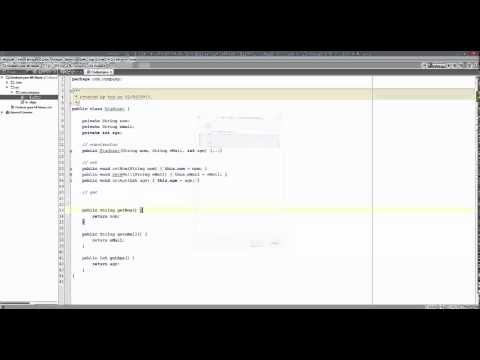 creation d'une class Etudiant avec intellij IDEA