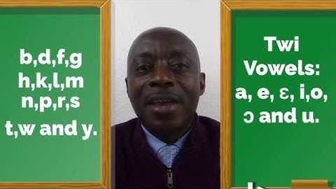 Learn twi with Opoku | Asante twi | Twi Vowels sounds - lesson 2