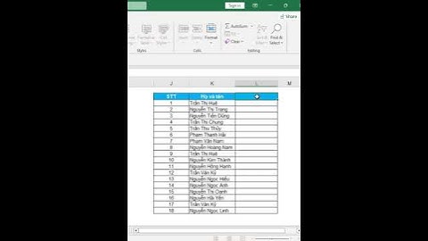 Sao chép tự động thông minh trong Excel và cách sắp xếp cực kỳ đơn giản - Tin Học Văn Phòng #excel