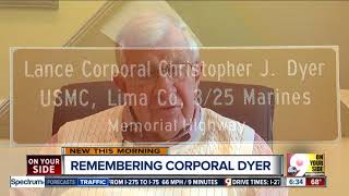 Evendale to unveil memorial in honor of Lance Cpl. Christopher Dyer