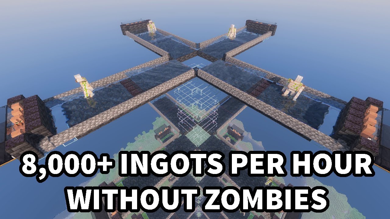 How to Make a Iron Farm in Minecraft 1.21 Without Zombies 8,000