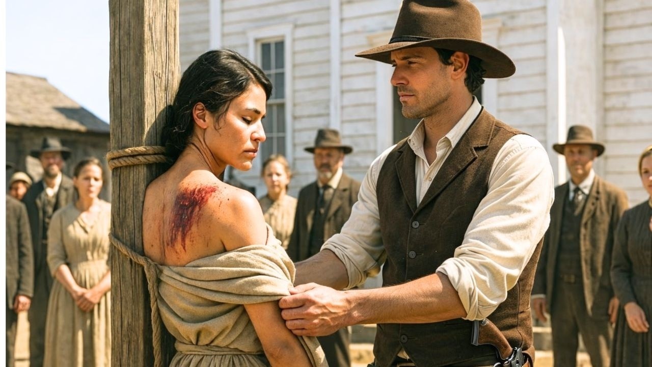 La avergonzaron ante la iglesia, hasta que un vaquero silencioso la levantó sin miedo