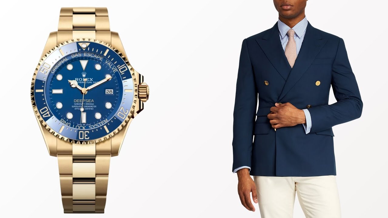 Ralph Lauren, Rolex Deepsea, Pal Zileri, Cartier Trinity Ring & Cartier Watch