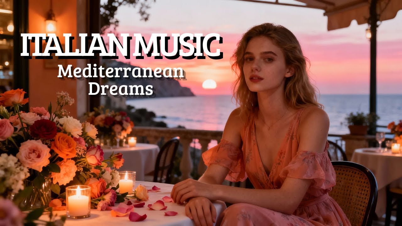 Mediterranean Serenity 🎶 Italy Relax Vibes for 2+ Hours Italian Riviera Ambience