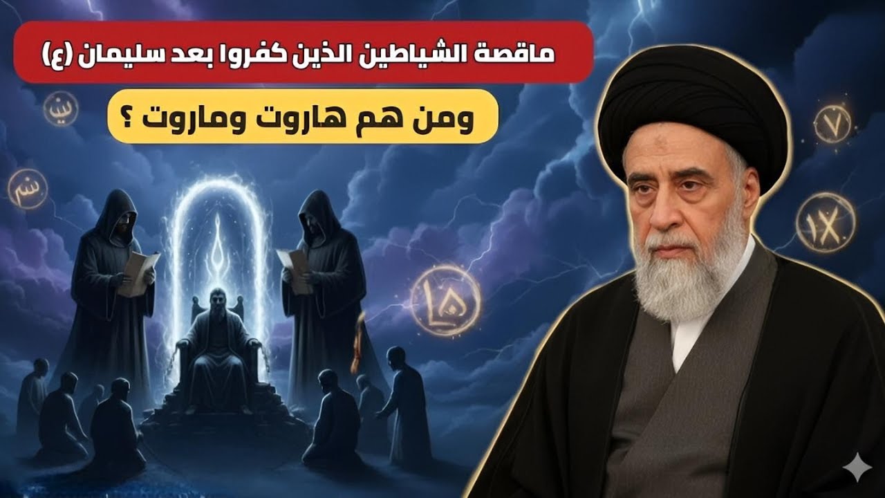 ما قصة الشياطين الذين كفروا بعد سليمان و من هما هاروت و ماروت؟ - السيد صباح شبر