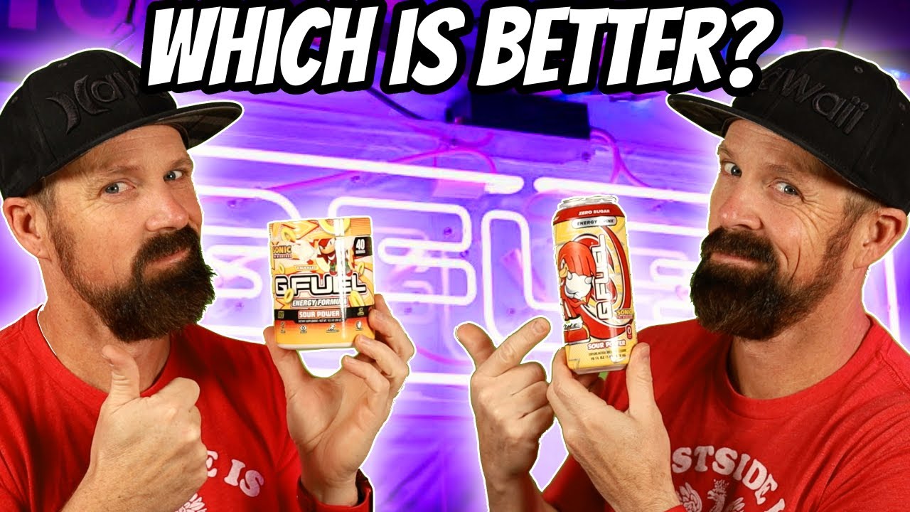 Knuckles Sour Power GFUEL: Can vs. Tub Showdown!