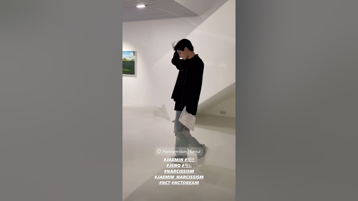 NCT DREAM at jaemin's exhibition NARCISSISM